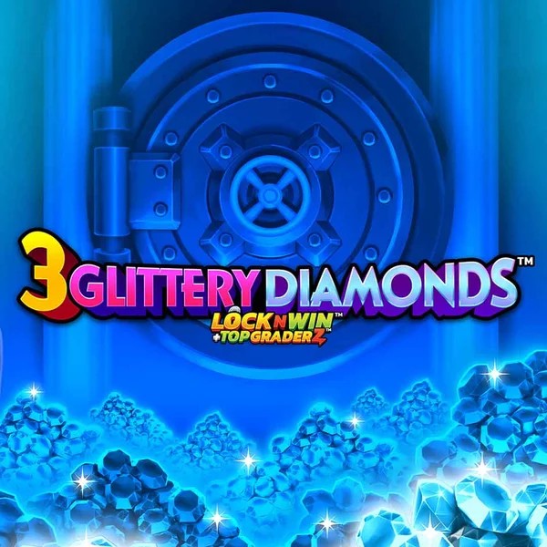 3 Glittery Diamonds game by PearFiction Studios – logo hosted on Vegas Hero Casino