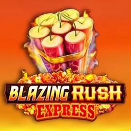 Blazing Rush Express slot logo by AreaVegas at Vegas Hero Casino