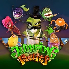 Jumping Fruits casino game by Wazdan – featured logo at Vegas Hero Casino
