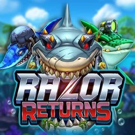 Razor Returns logo by Push Gaming at Vegas Hero Casino