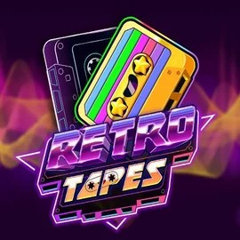 Slots logo of Retro Tapes from Push Gaming at Vegas Hero Casino